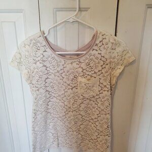 Hollister lace t-shirt